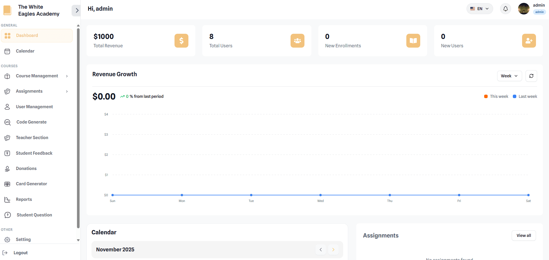 E-Learning Management System